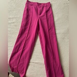 Zara Hot Pink Trousers